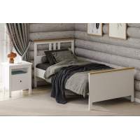 Комплект Кровать IKEА САГА 90х200 белый/ясень и тумба ИКЕА