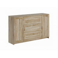 BRIMNES / СИРИУС тумба двухдверная, с тремя выдвижными ящиками, цвет Дуб Сонома BRIMNES / СИРИУС тумба двухдверная, с тремя выдвижными ящиками, цвет Дуб Сонома