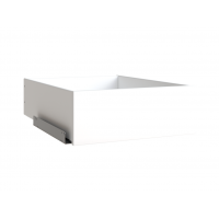 Ящик МАКС выдвижной в однодверный шкаф, цвет белый