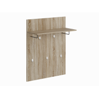 Вешалка СИРИУС настенная с полкой, цвет Дуб Сонома ИКЕА (IKEA)