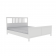 Деревянная Кровать ИКЕА двухспальная 160х200 из массива сосны, цвет белый