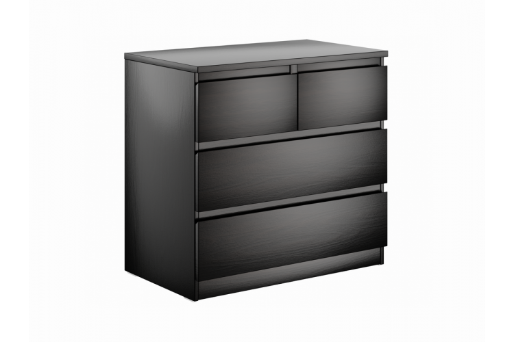 9.05.02.050.5 MALTA комод 2+2 ящика без доводчиков 80х76 Дуб Венге RU