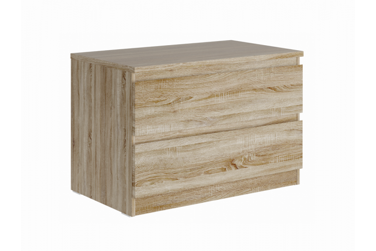 9.05.02.020.3 MALTA комод 2 ящика без доводчиков 80х54 сонома RU