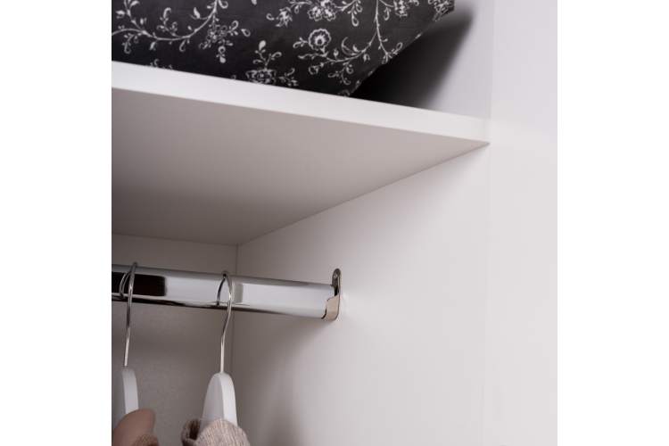 S01200 Варма Стор 123 шкаф распашной 222х123х57, белый-6