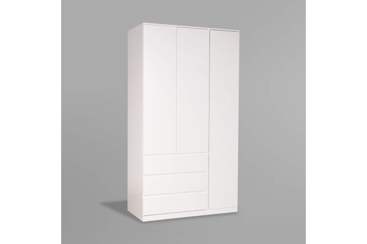 S01200 Варма Стор 123 шкаф распашной 222х123х57, белый