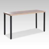 S01408 Ингар 2/ТТ стол письменный 140x75x55, дуб беленый/черный