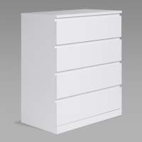 S01682 Варма Прайм 4 комод 80x100x48, белый