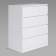 S01682 Варма Прайм 4 комод 80x100x48, белый