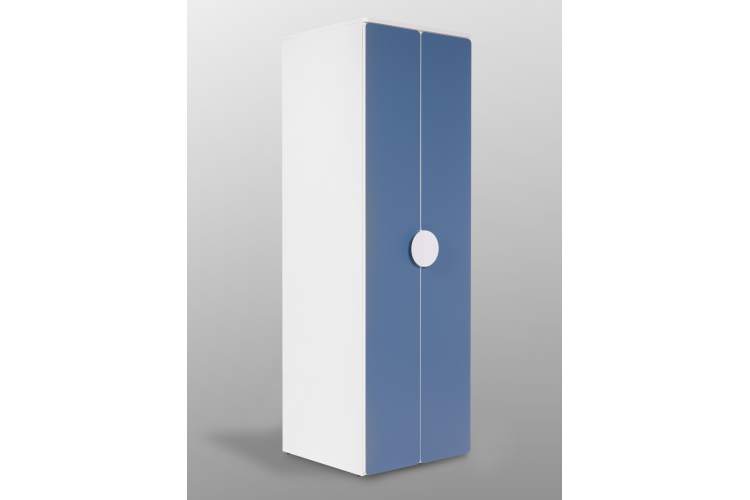 СТУВА / ПИКСИ шкаф распашной с 2 дверьми и полкой 60x57x183, озорной василек