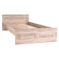 BRIMNES / СИРИУС кровать двухспальная с ортопедическим основанием 160х200, цвет Дуб Сонома