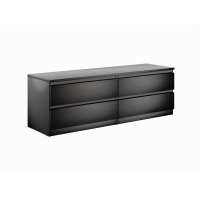 Комод МАЛЬТА ИКЕА / IKEA  низкий с четырьмя выдвижными ящиками, цвет Дуб Венге Комод МАЛЬТА ИКЕА / IKEA  низкий с четырьмя выдвижными ящиками, цвет Дуб Венге