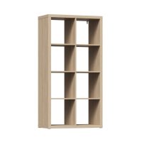 Стеллаж Фора / КАЛЛАКС 8 дуб беленый, ИКЕА