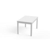 Стол обеденный раскладной ВАРДИГ М 120(180)x80 шпон, ясень белый Стол обеденный раскладной ВАРДИГ М 120(180)x80 шпон, ясень белый