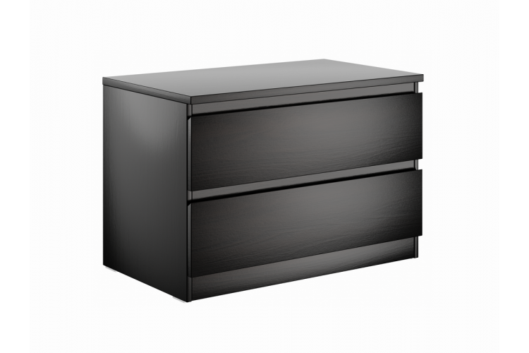 9.05.02.020.5 MALTA комод 2 ящика без доводчиков 80х54 Дуб Венге RU