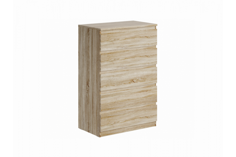 9.05.02.090.3 MALTA комод 5 ящиков без доводчиков 80х121 сонома RU