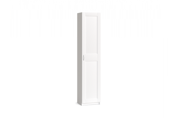 9.06.01.020.1 MAKS шкаф 1 дверь (РУЧКА-СКОБА) 50х38х233 белый RU