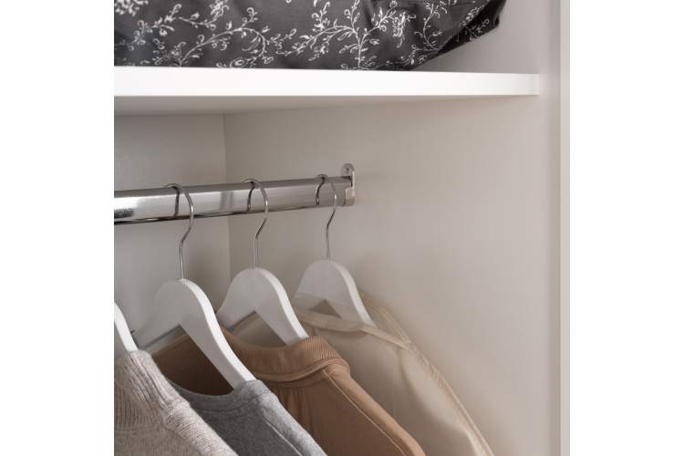 S01217 Варма Стор 144 шкаф распашной с зеркалом 222х144х57, белый-6