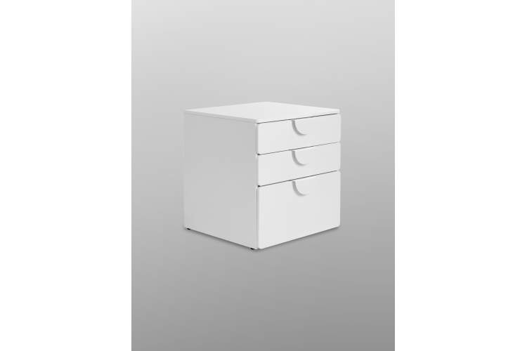 СТУВА / ПИКСИ комод 3 ящика 60x57x63, робкий подснежник