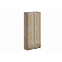 BRIMNES / СИРИУС шкаф двухстворчатый с выдвижным ящиком, цвет  Дуб Сонома 