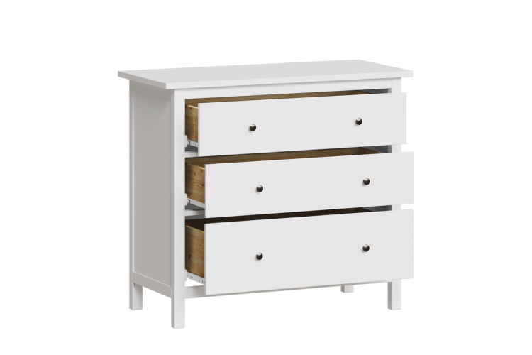 Комод 03 «Кантри» арт.410145002300 /Белый лак/-1