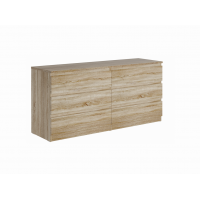 9.05.02.060.3 MALTA комод 6 ящиков без доводчиков 160х76 сонома RU