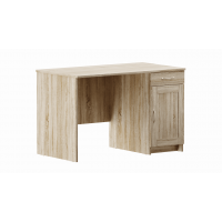 Письменный стол БРИМНЭС с одной тумбой и одним ящиком, цвет Дуб Сонома Письменный стол БРИМНЭС с одной тумбой и одним ящиком, цвет Дуб Сонома