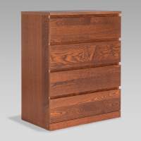 S01705 Варма Прайм 4 комод 80x100x48 шпон ясень, коричневый