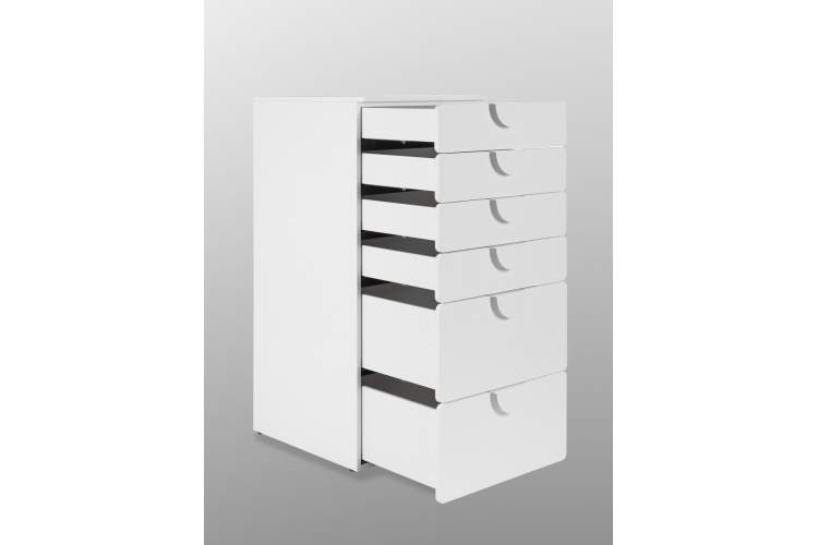 Комод СТУВА / ПИКСИ 6 ящиков 60x57x123, робкий подснежник-8