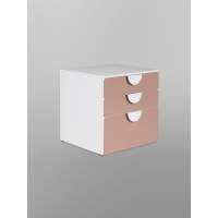 СТУВА / ПИКСИ комод 3 ящика 60x57x63, мечтательный пион ИКЕА