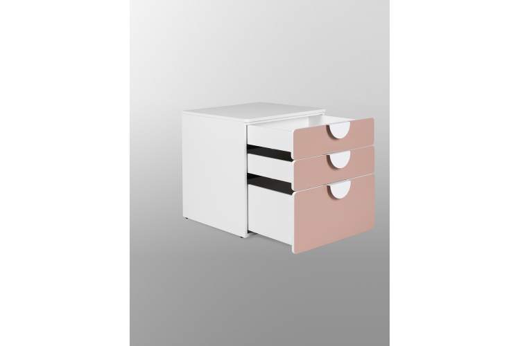 СТУВА / ПИКСИ комод 3 ящика 60x57x63, мечтательный пион-8
