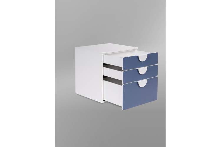 СТУВА / ПИКСИ комод 3 ящика 60x57x63, озорной василек-8