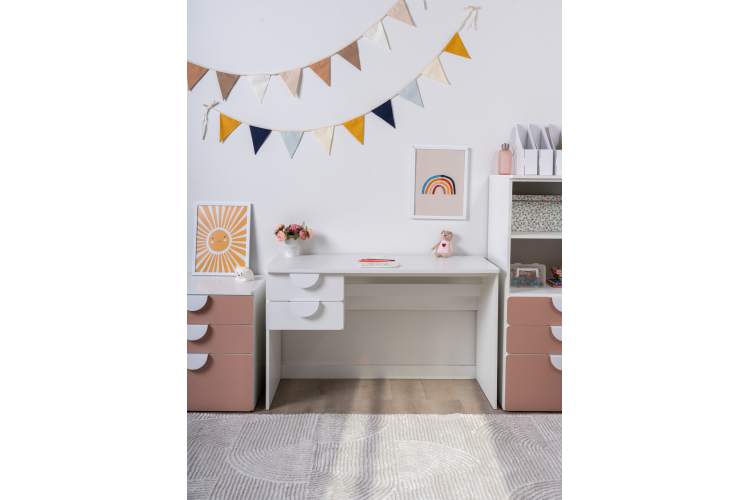 СТУВА / ПИКСИ стол письменный 120х75х57, робкий подснежник-3