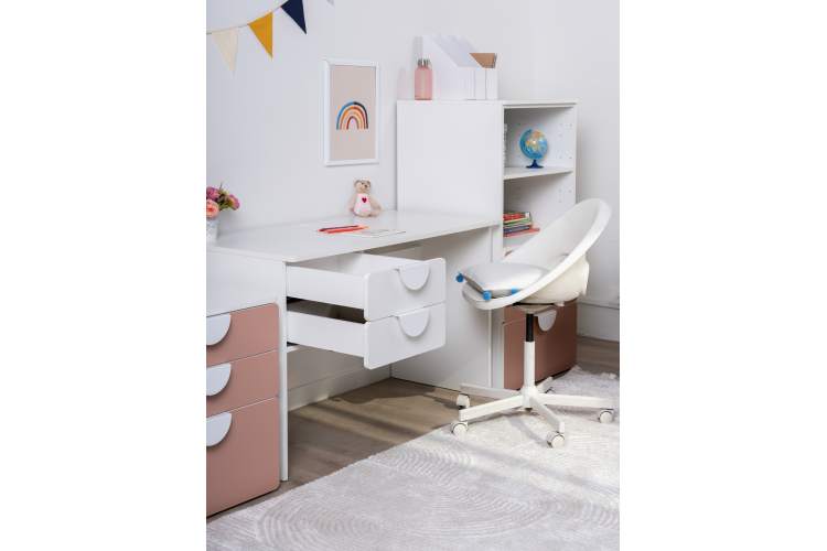 СТУВА / ПИКСИ стол письменный 120х75х57, робкий подснежник-6