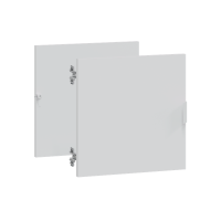 Дверца Каллакс 4.3 с задней стенкой в комплекте для открытого стеллажа, цвет белый