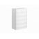 9.05.02.100.1 MALTA комод 4+2 ящика без доводчиков 80х121 белый RU
