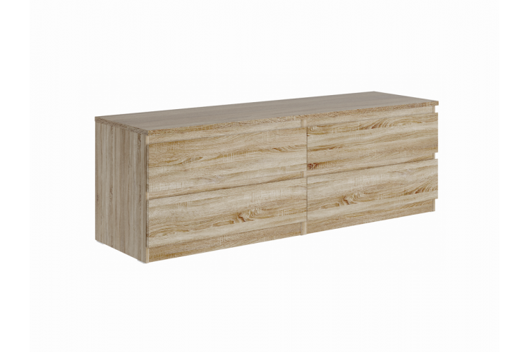 9.05.02.030.3 MALTA комод 4 ящика без доводчиков 160х54 сонома RU