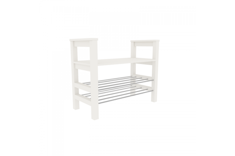 Стеллаж для обуви (850*650*375) Ф-156.12_белый