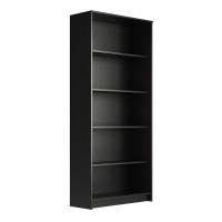 BRIMNES / СИРИУС стеллаж широкий, с пятью полками, цвет Дуб Венге