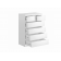 9.05.02.100.1 MALTA комод 4+2 ящика без доводчиков 80х121 белый RU
