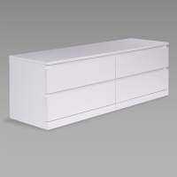 S01712 Варма Прайм 4Д комод 160x55x48, белый