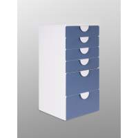 Комод СТУВА / ПИКСИ 6 ящиков 60x57x123, озорной василек ИКЕА