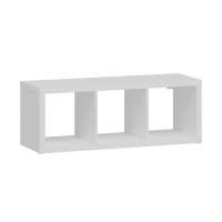 ФОРА / Стеллаж KALLAX КАЛЛАКС 3, с тремя открытыми ячейками, цвет белый ИКЕА