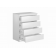 9.05.02.070.1 MALTA комод 4 ящика без доводчиков 80х99 белый RU