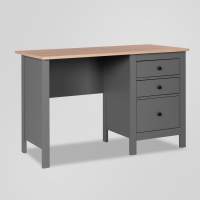 2.08.06.160.15 САГА стол письменный 120х56 серый/ясень
