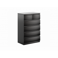 9.05.02.100.5 MALTA комод 4+2 ящика без доводчиков 80х121 Дуб Венге RU