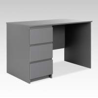 2.03.06.090.4 КАСТОР стол письменный 3 ящика 116х65 RU серый