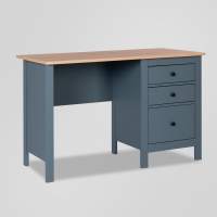 2.08.06.160.16 САГА стол письменный 120х56 темно-бирюзовый/ясень