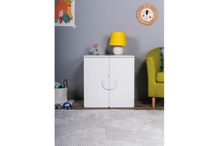 СТУВА / ПИКСИ шкаф распашной с 2 дверьми 60x57x63, робкий подснежник-3