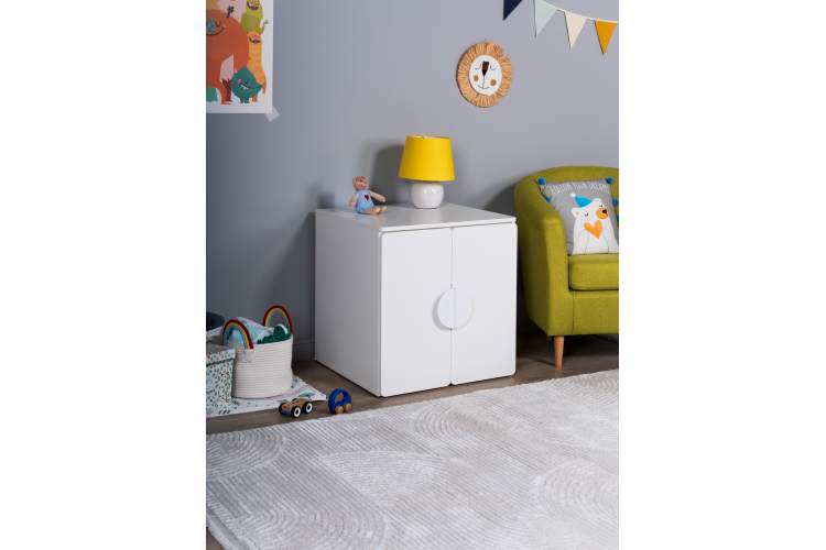 СТУВА / ПИКСИ шкаф распашной с 2 дверьми 60x57x63, робкий подснежник-4