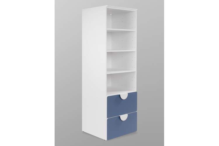 СТУВА / ПИКСИ стеллаж с 2 ящиками 60x57x183, озорной василек